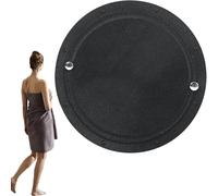 Utensili da bagno in silicone nero - Guanti esfolianti morbidi, scrub per il corpo | Accessorio per doccia in silicone di qualità alimentare morbido | Strumento per spa da massaggio portatile per