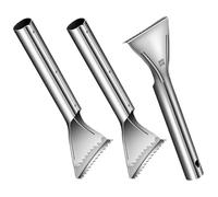 Utensili da cucina anticalcare robusti antiruggine con bordi seghettati perforanti per scalare rapidamente e facilmente vari tipi di raschietti per scala alimentare