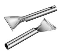 Utensili da cucina anticalcare robusti antiruggine con bordi seghettati perforanti per scalare rapidamente e facilmente vari tipi di raschietti per scala alimentare