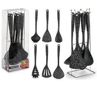 UTENSILI DA CUCINA BARBECUE mestoli acciaio mestolo SET MESTOLI stand supporto
