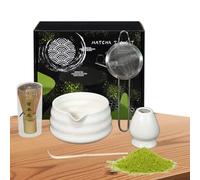 Utensili da cucina e gadget, set di 5 pezzi Matcha naturale sicuro, robusto kit matcha per amanti del matcha, novizi, casa, campo, cucina, sala da pranzo e famiglia
