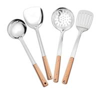 Utensili da cucina in acciaio inossidabile Set da cucina Spatola Pala Zuppa Pinza Accessori da cucina Strumenti di cottura
