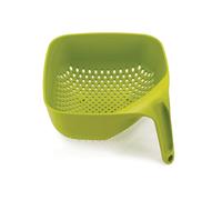 Joseph Joseph Colino Quadrato, Scolapasta, Setaccio per Alimenti, Resistente al Calore e Lavabile in Lavastoviglie, Verde