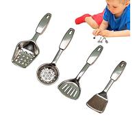 Utensili da cucina, piccoli utensili da cucina, kit di utensili in miniatura, educativo, squisito per mensole, comodino, scrivania