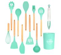 Utensili da cucina Set di 12 posate Pinze Frullino Spatola Pennello