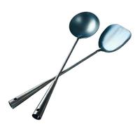 Utensili da cucina Wok Spatola Cucchiaio Cinese Tradizionale Fatto a Mano Spatola di Ferro Mestolo Set di utensili Wok Utensili da cucina Accessori for cucinare