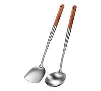 Utensili da cucina Wok Spatola Ferro e mestolo Set di utensili 17 pollici for barra in acciaio inossidabile(Type C)