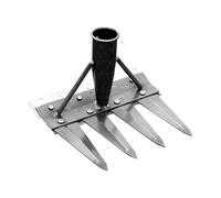 Utensili da giardinaggio per rimuovere le erbe, strumento estrattore per a doppia faccia, rastrello manuale rimovibile multiuso per giardino e prato