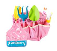 Utensili da giardino per bambini - Giocattoli da esterno leggeri,Set di giardinaggio giocattolo da esterno per bambini,adatto per compleanno giorno delle vacanze Pasqua asilo nido all'aperto cortile