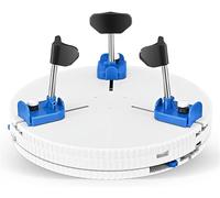 Utensili da taglio in ceramica, morsetto regolabile per giradischi, trova automaticamente il centro, ideale per principianti e professionisti