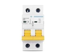 Utensili elettrici TOB1Z-63 Interruttore Automatico 2P DC 600V Interruttore Automatico Curva C Unipolare Fusibile A Corrente Continua Per Fotovoltaico 1 Pezzo(2P 3A)