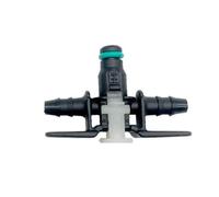 Utensili Iniettore 10 adattatori per giunti per tubi del carburante per automobili adatti per iniettori Bosch, a tre vie, a due vie, con ritorno rapido(THREE WAYS)