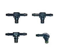 Utensili Iniettore Adatto per Bosch 110 4 pezzi Common Rail iniettore carburante diesel tubo di ritorno connettore perdite tubo a T tubo a L Iniettore di Carburante(3xT 1xL)