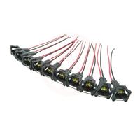 Utensili Iniettore Carburante Iniettore Ugello SET di connettori per iniettori di carburante impermeabili EV1 adatti per Bosch 440cc 650cc 850cc 1000cc con perno e filo(10pcs)