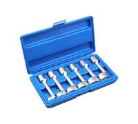 Utensili Iniettore Iniettore di Carburante Set di 6 chiavi a bussola per iniettori diesel da 1/2" con chiave inglese, 12 mm, 14 mm, 16 mm, 17 mm, 18 mm e 19 mm.