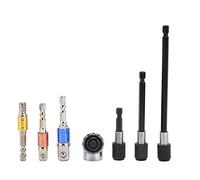 Utensili manuali elettrici a impatto, 7 pezzi, set di adattatori per trapano con asta di prolunga, presa magnetica, codolo esagonale, per cacciaviti e trapani pneumatici