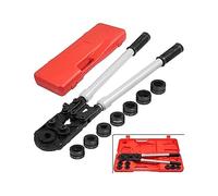 Utensili manuali for crimpatura tubi PEX tipo UV con ganasce intercambiabili U16-32 V15-28 for manicotto in rame acciaio tubo plastica alluminio,Elevata Stabilità