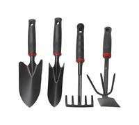 Utensili Manuali per Giardinaggio | 4 Pezzi Estirpatore Erbacce - Utensili Leggeri ed Ergonomici con Multifunzionali in Acciaio Inossidabile per Trapianto Vasi e Lavori Agricoli