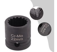 Utensili per auto utensili da garage 1/2""Dr X 22 mm PRESA 16PT sostituzione dir