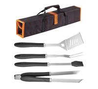 Utensili Per BBQ - Set di Spatola e Forchetta per Griglia Antiaderente,Con Borsa Di Conservazione, Utensili Da Cucina Resistenti Alla Ruggine Per Campeggio BBQ Giardino