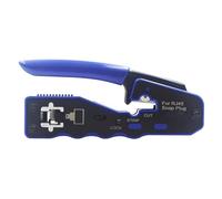 Utensili per crimpatura RJ45 Pass Through Crimp Tool Cavo Di Rete Ethernet Crimpatrice Stripper Cat7 Cat6 Cat5 Attrezzatura Di Piegatura Modulare Mini Pinza For Utensili