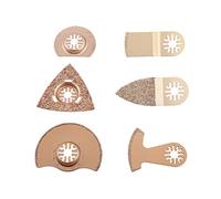 Utensili per il Taglio di Potenza Multi Tagliente per Seghe Oscillanti Accessori per Lama Universale, Set di Lame in Carburo, Compatibile con Legno Plastica Metalli Morbidi (6pcs Carbide)