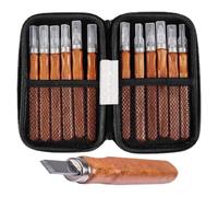 Utensili Per Intaglio Del Legno,Utensile In Acciaio Al Carbonio | 12 Pezzi Utensili Da Intaglio E Falegnameria,Per Incisori Falegnami Principianti Artisti Artigianato E Creazione Di Modelli