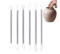 Utensili per scultura, set di strumenti per la scultura, set di strumenti per la pittura a doppia testa, raschietto per ritagliare, accessori artistici, raschietto con manico in alluminio, strumenti