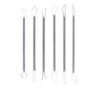 Utensili per scultura, strumenti per modellare - Set di attrezzi per argilla portatile a doppia testa | raschietto per ritagliare, forniture artistiche, raschietto con manico in alluminio, strumenti