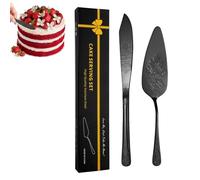 Utensili per tagliare torte in acciaio inossidabile, set di stampini per torte in acciaio inossidabile, Taglierina decorativa per torta nuziale e spatola per torta, Durevole set da taglio per co