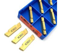 Utensili per tornio in acciaio inossidabile, 10 pz MGMN300-M NC3020 Scanalatura Utensile for Tornitura Inserto in Metallo Duro da Taglio Tornio CNC