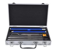 Utensili per tornio in metallo duro, utensili per tornitura semplice con scatola portaoggetti, set di scalpelli per tornio in legno, per tutti i livelli di abilità, appassionati di falegnameria o fai