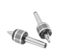 Utensili per tornio MT2 MT3 MT4 MT5 Cono Morse Tornio CNC Centro rotante Doppia testa a cono Centro for tornitura Morse Doppio centro superiore 1 PZ(MT5 -H004)