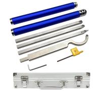 Utensili Per Tornio - Scalpello Collo - Set Multifunzionale Per Taglio Scanalatura Lavoro In Legno Filettato E Forato