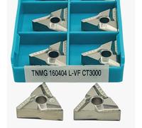 Utensili Per Tornitura Esterna Con Inserti In Metallo Duro Da 10 Pezzi(TNMG160404L CT3000)