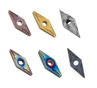 Utensili Per Tornitura Esterna Con Inserto In Metallo Duro CNC Indicizzabile Da 10 Pezzi 35 Gradi(VNMG160408-MA ZM1135)