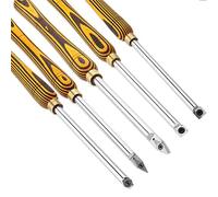 Utensili Per Tornitura in Legno Di Carburo Accessori Per Tornio in Metallo Scalpello Obliquo 5 Pz Set Tornio Da Taglio Strumenti Per La Lavorazione Del Legno Set Di Strumenti Per Principianti