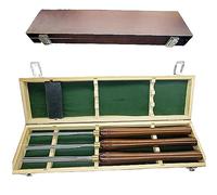 Utensili Per Tornitura Per Sgorbia A Scodella HSS Da 3 Pezzi, Utensili Per Tornitura Per Legno Con Scalpello Per Tornio (Flauto Da 1/4", 3/8 E 1/2"), Utensili Per Tornitura Del Legno Serie Standard