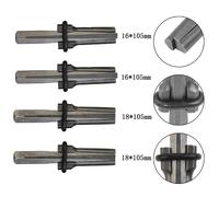 Utensili professionali per spaccapietra set 4 pezzi con cunei da 16 mm e 14 mm