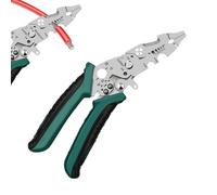 Utensili Tagliafili e Stripper | Utensili Pinze per spelacavi a gomiti,Pinze di precisione - Utilizzabile in Automotive, Edificio residenziale, Riparazione Industriale, Officina e Garage