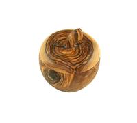 Utensiliendose IN Apfelform di Legno D 'ol Ivo Legno Con Impugnatura
