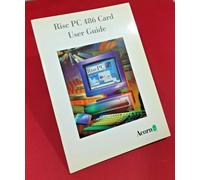 Utente Guida per Risc PC 486 Scheda Manuale Da Acorn