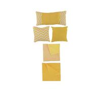 Uterui Set di biancheria da letto per bambole: lenzuolo, copripiumino, cuscino e accessori per bambole americane da 18 pollici, 5 pezzi/set (#B)