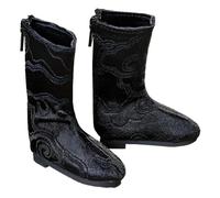 Uterui Stivali per bambole BJD 1/4 BJD SD Scarpe nere per bambole Accessori per costumi dell'antica Cina