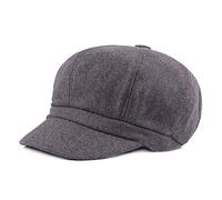 Uteruik Berretto da donna Newsboy Baker Boy Hat classico invernale morbido caldo cappello visiera cappelli morbidi foderati