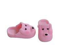 Uteruik Pantofole per bambola BJD 1/6 11,8 pollici Scarpe per lo styling del cane per bambola BJD Accessori per bambola Rosa