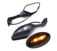 UTEXAMROL Specchi retrovisori con indicatori di direzione a LED Neri compatibili con Parti del Motociclo CBR1000RR CBR 1000RR 2017-2022 2021(MT252-037-CN)
