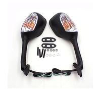 UTEXAMROL Specchietti retrovisori for Moto con indicatori di direzione a LED compatibili con Suzuki GSXR 600 750 2008-2010 GSXR 1000 2005-2008 K6 K7 K8(Clear)