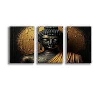 UTGN Stampa artistica da parete su tela, motivo: The Silent Enlightenment, 30 x 45 cm