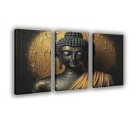 UTGN Stampa artistica da parete su tela, motivo: The Silent Enlightenment, 30 x 45 cm